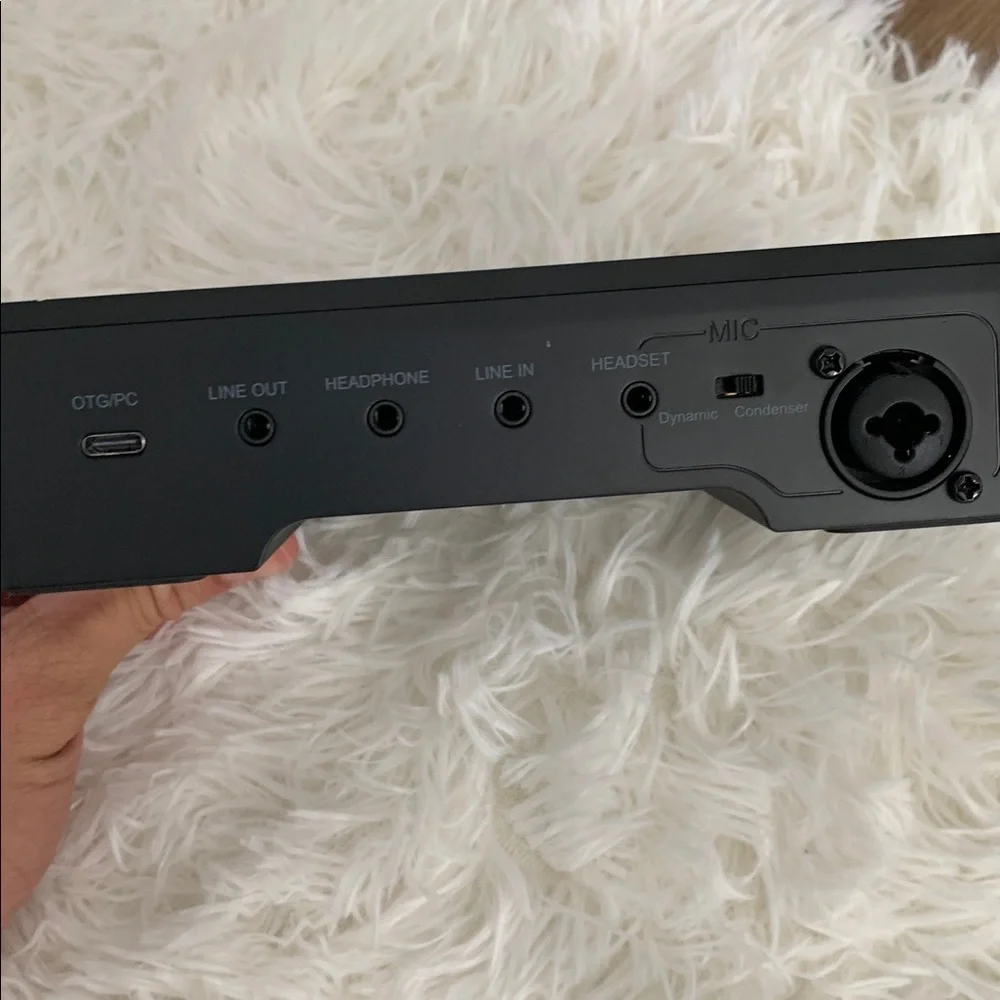 RGB Audio Mixer with XLR Interface - Black